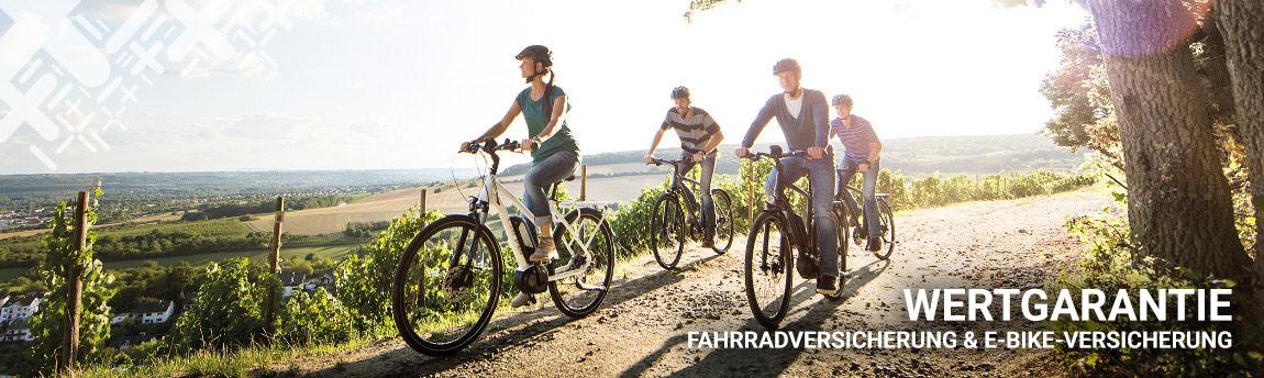 Fahrradversicherung von Wertgarantie Fahrrad XXL