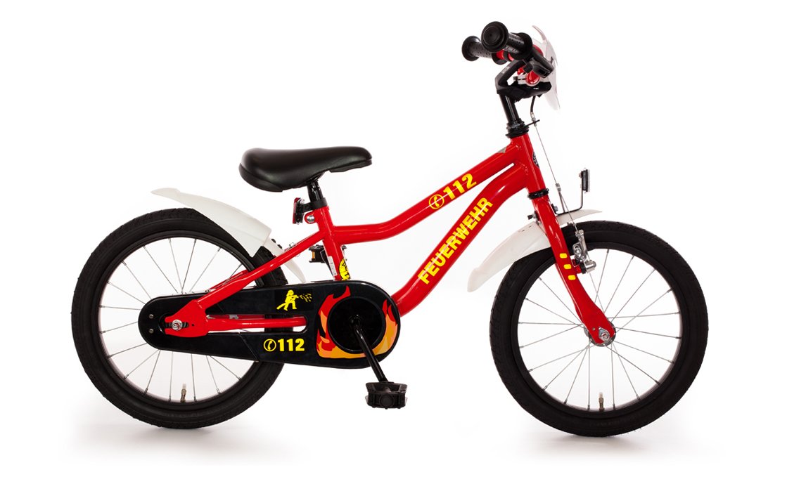 Feuerwehr Kinderfahrrad 12 5 Zoll Fahrrad Bike Reflektierende Aufkleber