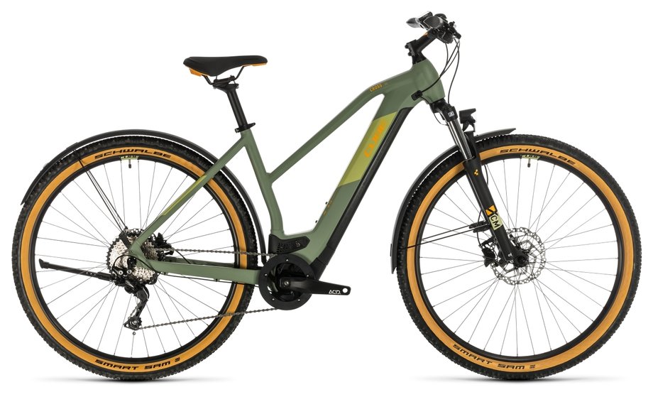 Cube Cross Hybrid Pro 625 Allroad EBike Grün Modell 2020