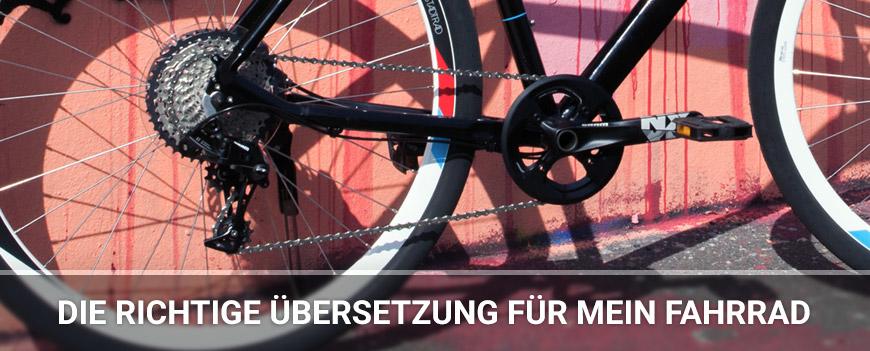 fahrrad fährt sich schwer übersetzung ändern ritzel tauschen