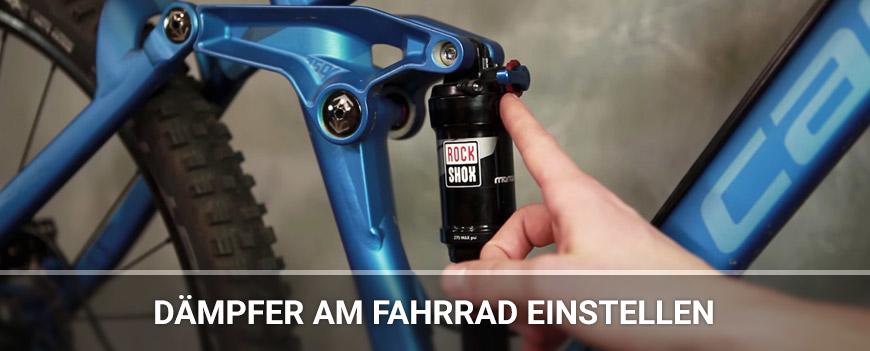 Federgabel am Fahrrad einstellen Video Anleitung So